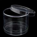 One Time Disposable Plastic Food Containers with Lid, PVC Food Box round Shape 8'' *90mm, Pack of 29 PCS. 