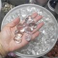 【happy one】50g Natural White Clear Quartz Crystal Stone Rock Polished Gravel Specimen natural and minerals. 