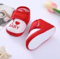 Newborn Baby Cotton Soft Shoes, I Love Baby For (0- 12 Months) - Baby Shoes Boy. 