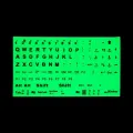 1PC Standard PC Laptop Glow In The Dark Luminous Keyboard Sticker Full Keyboard Large Letter Sticker Fluorescent Keyboard Cover. 