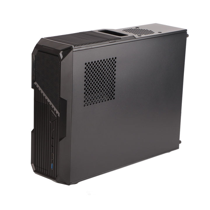 Mini ITX Case Exquisite Layout Multifunctional Peripheral Port Convenient Mini PC Case for Game Office