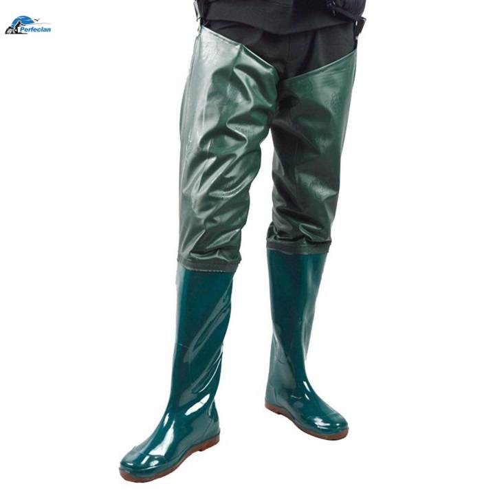 Nylon%20Fly%20Coarse%20Fishing%20Hip%20Waders%20With%20Boots%20Wading%20Sock%20Boots%20Stocking%2037%20-%20Image%203