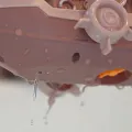 Boat Clockwork Toy Durable Kids Floating Speed Boat Ship Summer Water Toy. 