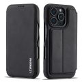 (New) For iPhone 16 Pro Max LC.IMEEKE Hon Ancient Series Flip Leather Phone Case.