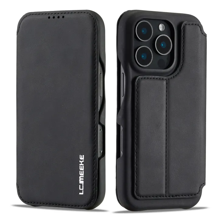 (New)%20For%20iPhone%2016%20Pro%20Max%20LC.IMEEKE%20Hon%20Ancient%20Series%20Flip%20Leather%20Phone%20Case%20-%20Image%208