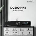 SMSL DO200 MKII Bluetooth 5.1 MQA Sound Audio DAC Desktop DSD XMOS ES9068AS*2 Support MQA-CD Full with Remote Control Decoding.