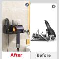 Hair Dryer Holder Wall Dryer Bracket Straightener Stand Hairdryer Organizer Hair Brush Storage Box Bathroom Accessories. 