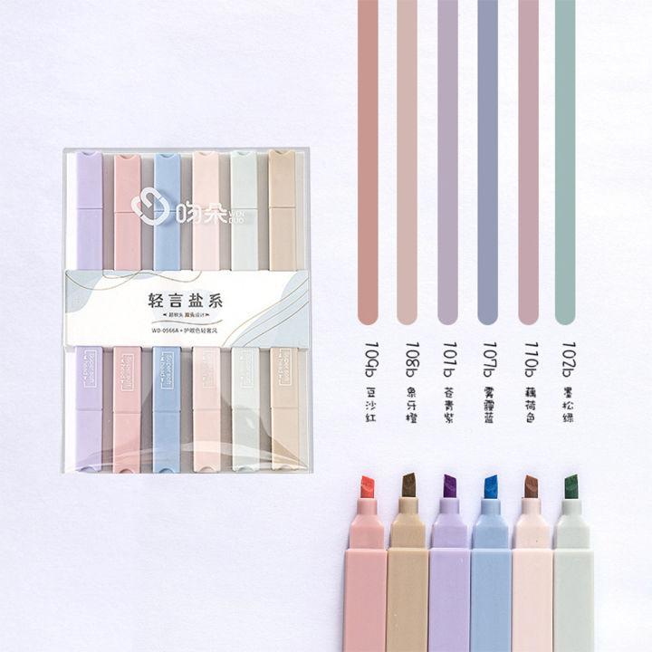 GC%201%20Set%20Soft-ip%20Highlighter%20Creative%20Light%20Color%20Pen%20Large-capacity%20Marker%20Pen%20-%20ips%20-%20Image%202