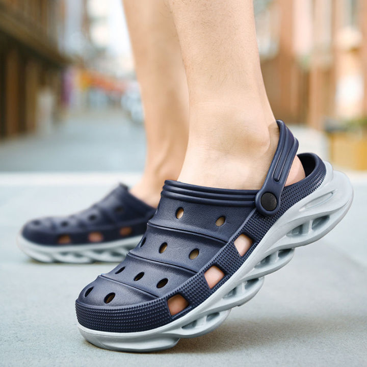 Summer%20New%20Coros%20Shoes%20Men's%20Big%20Toe%20Slippers%20Thick%20Bottom%20Leisure%20Pump%20Sandals%20Bird's%20Nest%20Non-Slip%20Sandals%20-%20Image%207