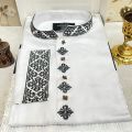 Men'S Premium Quality Embroidery Work Panjabi (Black,White,Marron) Panjabi For Men. 