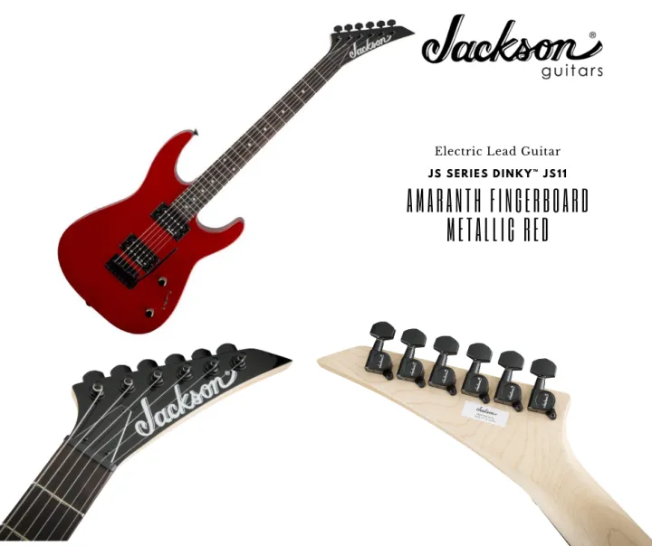 Jackson%20JS%20SERIES%20DINKY%E2%84%A2%20JS11,%20AMARANTH%20FINGERBOARD,%20METALLIC%20RED%20Electric%20Lead%20Guitar%20-%20Image%204