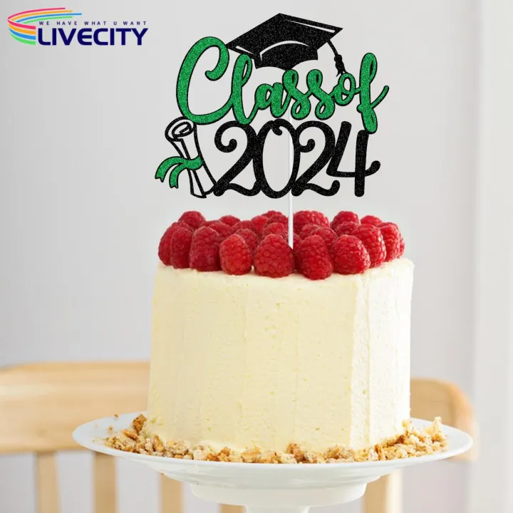 Graduation%20Cake%20Accessories%20Glitter%20Graduation%20Cake%20Topper%20Set%20Class%20of%202024%20Congratulations%20Card%20Gift%20for%20Graduate%20Party%20Decor%20Finish%20School%20Celebration%20Class%20of%202024%20Cake%20Decorations%20-%20Image%205