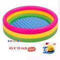 Baby Bath Tub 45 X 10 inch With Pumper Of Different Colors. 