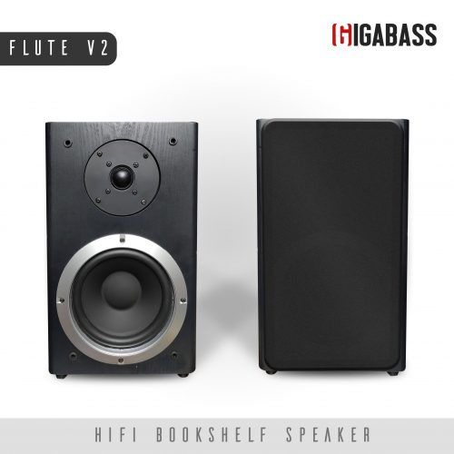 Gigabass Flute V2 Hifi Passive Bookshelf Speaker