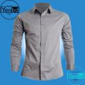 Slim fit Formal Shirt for Men | Ash Color Full Sleeve Shirt | Casual and Formal both purpose shirt. 