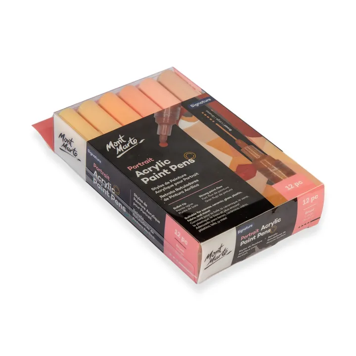 Mont%20Marte%20Acrylic%20Paint%20Pens%20Skin%20Tone%20Broad%20Tip%2012pc%20-%20Image%203