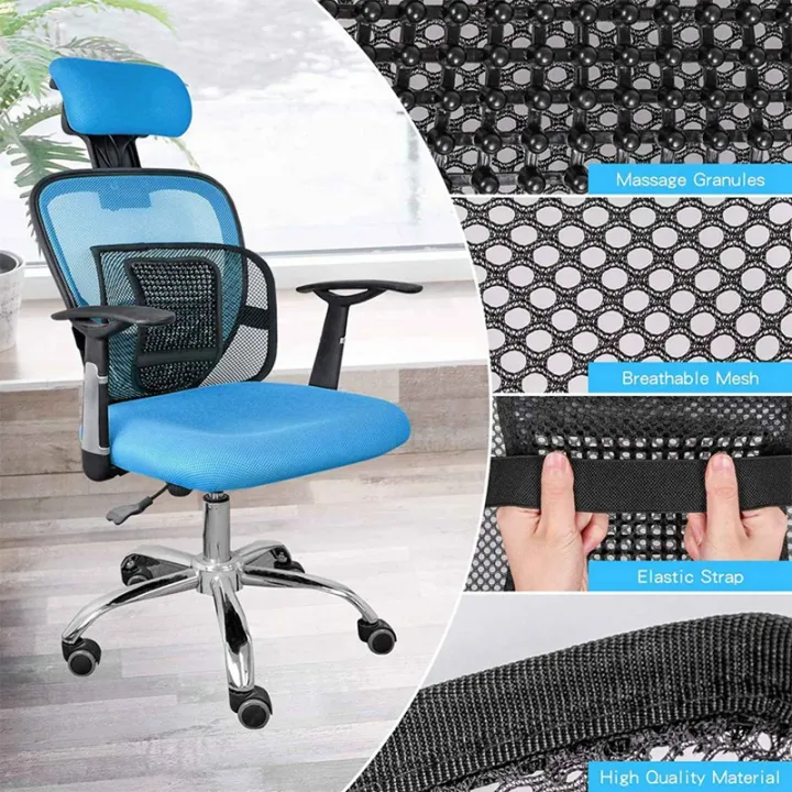 ZOROOM%202X%20Mesh%20Back%20Support%20for%20Office%20Chair,%20Lumbar/Chair%20Back%20Support%20with%20Elastic%20Strap%20Back%20Rest%20-%20Image%202