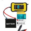 12V Car Battery Charger Pulse Repair LCD Display Smart Fast Charge AGM Deep Cycle GEL Lead-Acid Charger for Auto Motorcycle. 