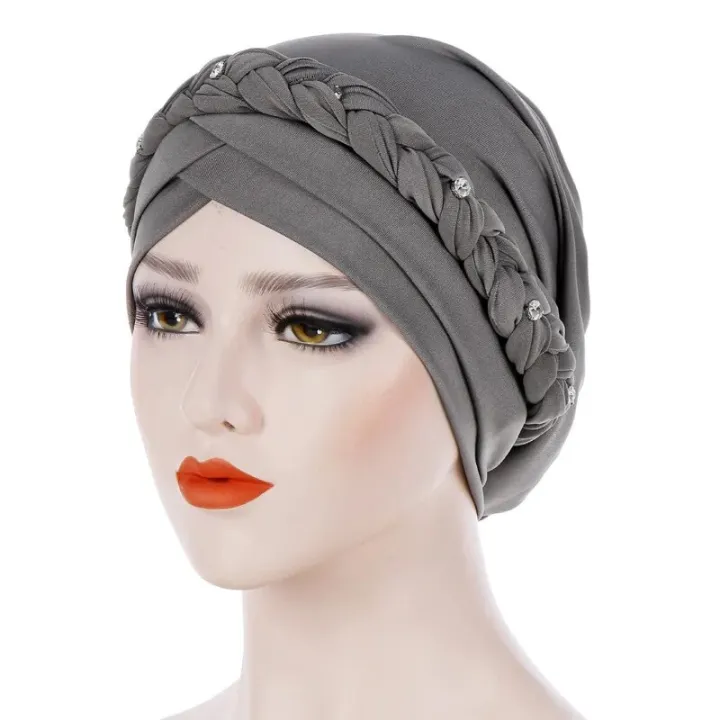 Braid%20Islamic%20Milk%20Silk%20Polyester%20Prayer%20Hats%20Wraps%20Hijab%20Caps%20Women%20Muslim%20Cap%20Islamic%20Hijab%20Turban%20-%20Image%205