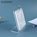 Photo Display Stand Compact Acrylic Flip-up Mini Photo Album Showcase Memories with 34/68 Pockets Perfect Tabletop Picture Display Stand Double-sided Photo Display Stand.