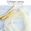 Edible Collagen Casing, Uniform Dried Sausage Casing for Home Kitchen.