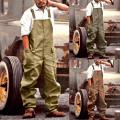 Bib Overalls Trendy Long Pants Square Neck Cargo Jumpsuit Comfy Cargo Jumpsuit Long Pants Loose Cargo Jumpsuit Trousers.