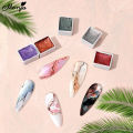 【The Edge of Beauty】Monja 12 Color/et Nail olid Watercolor Pigment Metallic Glitter Powder Blooming Gradient DIY Manicure Decor. 