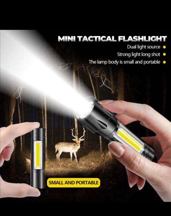Rechargeable%20Torchlight%20USB%20Portable%20Torch%203%20-Mode%20Mini%20High%20Power%20Bank%20Camping%20Waterproof%20Long%20Range%20Lantern%20Flashlight%20-%20Image%207
