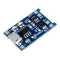5V 1A Micro USB 18650 Lithium Battery Charging Board Charger Module+Protection Dual Functions TP4056.