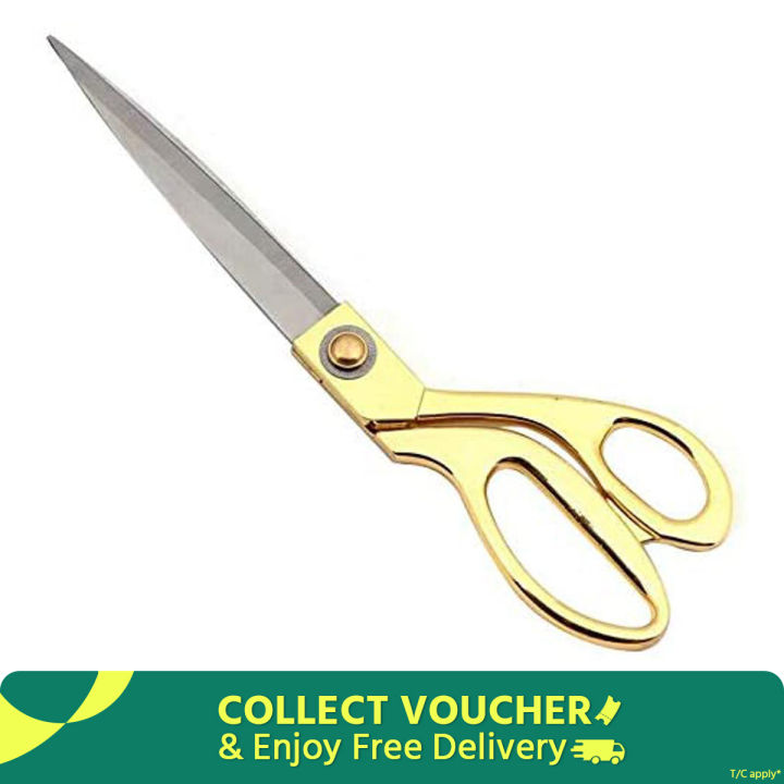 Golden Handle Stainless Steel Tailor Scissors-Large(10.5 Inch)