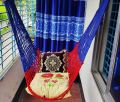 Net Hammock Mesh Hammocks Swing Chair Egg Hanging Garden Beach Bed.