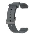 18mm Replacement Silicone Solid Color Watchband Strap For Smartwatch.