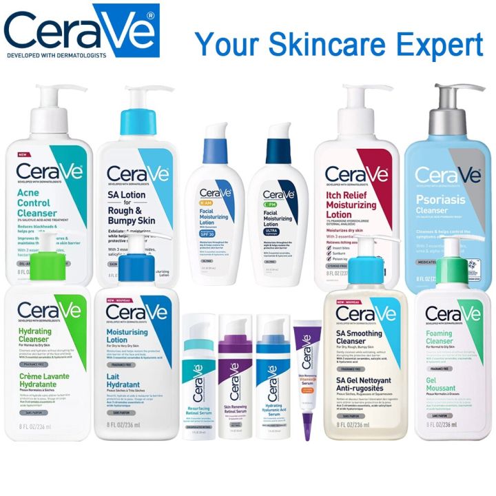 CeraVe%20Skincare%20Products%20C%20Serum%20Acne%20Control%20Hydrating%20Foaming%20SA%20Cleanser%20Smoothing%20AM%20PM%20Lotion%20All%20Skin%20Types%20Moisturising%20-%20Image%203