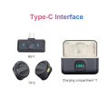 SX21 Magnetic Wireless Microphone with Charging Case, Copy of Hollyland Lark M2. Interview, Live Broadcast, Audio Video Recording Clip on Collar Microphone. Noise Reduction Lavalier Mini Collar Microphone. 