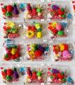 Fruit Design Eraser Fruit Erasers 8pcs in two packet.