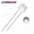 【Alizeker Mall】10PCs 5mm Straw Hat White Emitting Diode LED Lamp Wide Angle 5 mm Ultra Bright Lens) Electronics Components. 