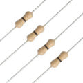 50Pcs- 0 Ohm Resistor 5% 0 Ohm Carbon Film 0 Ohm Resistors 1/4W Resistance 0.25 Watt 5% Tolerance Fixed Resistors 2 Pin Leads. 