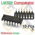 5Pcs LM339N LM339 LM 339 Low Power Low Offset Voltage Quad Comparator IC DIP 14 Pin Package LM339 Quad Differential Comparators IC. 