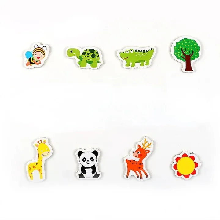 12pcs/lot%20Animal%20Fridge%20Magnet%20Fish%20and%20Crab%20Wooden%20Fridge%20Magnet%203D%20Cartoon%20Sticker%20Toy%20for%20Kids%20Diy%20Office%20Whiteboard%20Gadget%20-%20Image%203