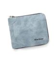 Unisex Synthetic Summer Wallet for Men and Women - Casual Zipper Multi-Card Style with Soft Finish. 