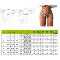 【AmbitionmA】 Cotton Thongs Women Sexy Ribbon Low Waist Tempting 2023 Fashion Design T-String Comfortable Intimates Lingerie.