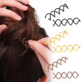 2pcs Fashion Beauteous Spiral Spin Screw Pin Hair Clip Twist Barrette. 
