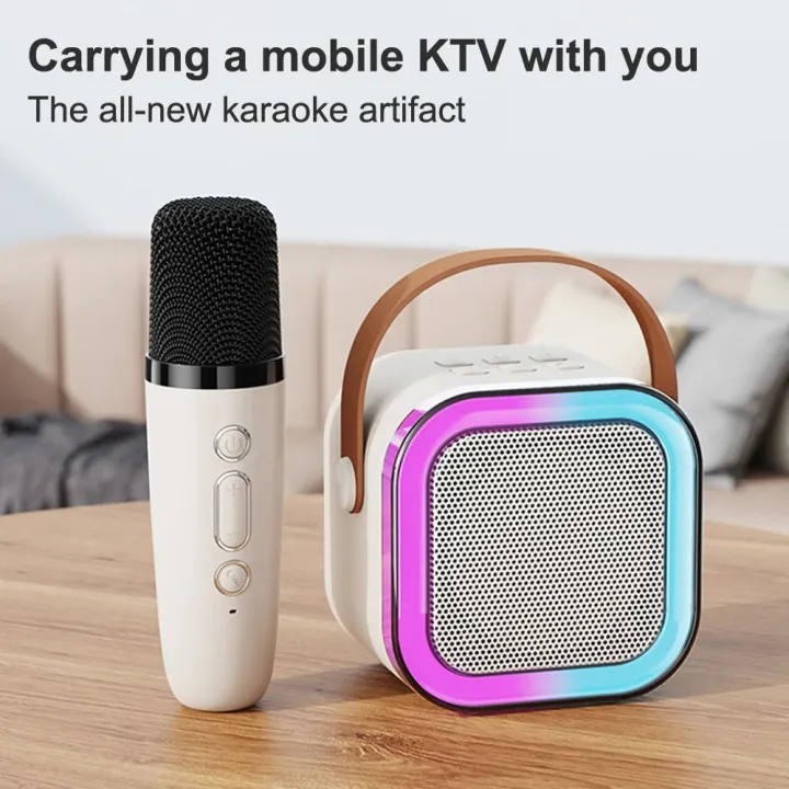2024-K12%20Speaker%20High-end%20Bluetooth%20Audio%20Small%20Home%20KTV%20Karaoke%20Microphone%20Professional%20Children's%20Singing%20Bluetooth%20Speaker%20Column%20-%20Image%205