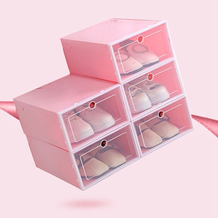 6-Piece%20Candy%20Color%20Shoe%20Box,%20Transparent%20Plastic%20Shoe%20Storage%20Box,%20Shoe%20Cabinet%20Storage%20Drawer%20Rectangle%20Blue%20-%20Image%208