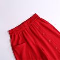 Harem Pants Women's Summer New Elastic Waist Red Pants FatMMTrousers Loose Drooping Daddy Pants Casual Pants. 