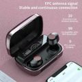 M23 TWS Wireless Bluetooth Earphone Deep Bass Wireless Earbuds with Mic Makeup Mirror LED Display Carving. 