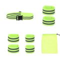 Cycling Night Walking Running High Visibility Luminous Wristband Glow Belt Safety Reflective Straps Reflective Band Strap. 
