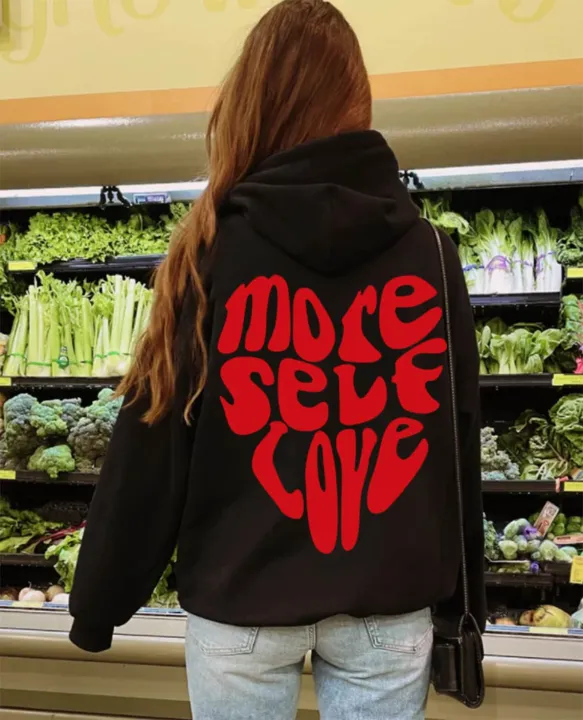 More%20Self%20Love%20Hoodie%20Pinterest%20Hoodie%20Tumblr%20Sweatshirt%20Positive%20Sweatshirt%20Aesthetic%20Hoodie%20Cozy%20Sweat%20-%20Image%204