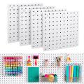 peg board-4 x pegboards
16 x mounting kits (16 screws, 16 spacers, 16 washers)-White. 