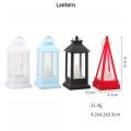 Desktop Retro Night Light  Operated Retro Style Flameless Kerosene Lamp Lantern Decorative Chandelier Decor for Home Decoration Event Centerpieces Ambient Lighting Gift Option Collectible Item. 